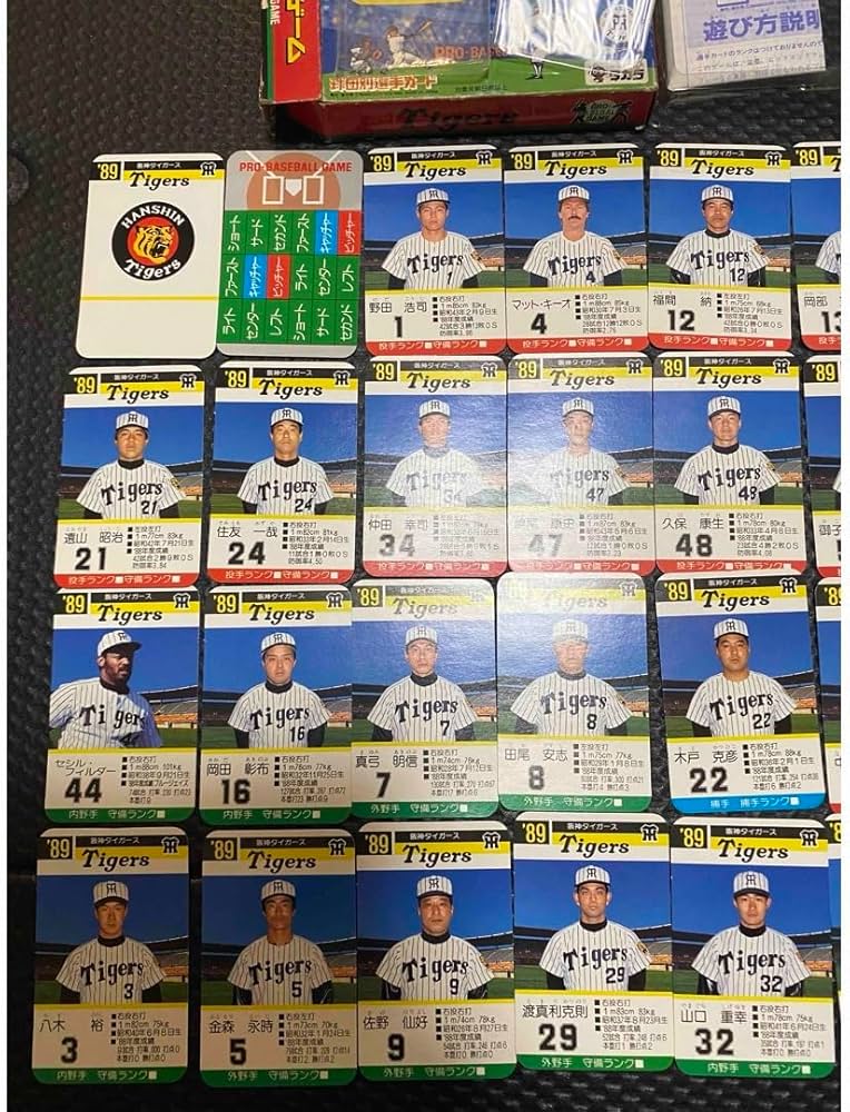 タカラ プロ野球ゲーム 89年版 阪神タイガース タカラ プロ野球ゲーム 89年版 阪神タイガース Amazon.co.jp